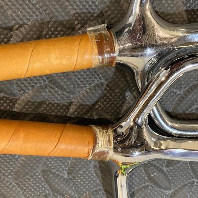 LOT 164: Pair of Chrome Sai Martial Arts Swords