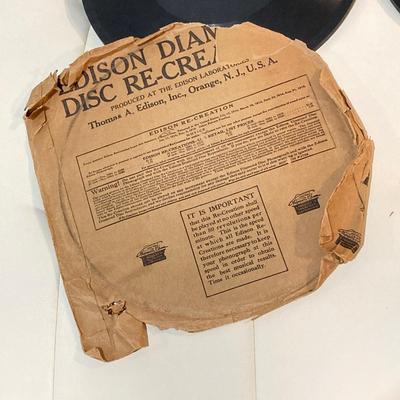 LOT 165: Large Collection of Vintage / Antique Edison Disc Records