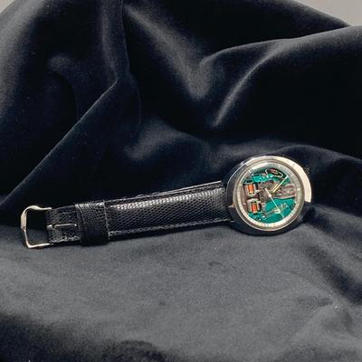 LOT 167: Bulova Accutron Watch with Genuine Lizard Band
