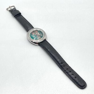 LOT 167: Bulova Accutron Watch with Genuine Lizard Band