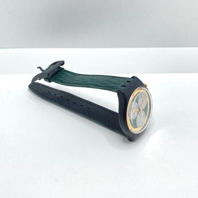 LOT 168: Vintage Swatch Swiss Rollerball Twenty Two Jewels Chronograph Watch in Original Case