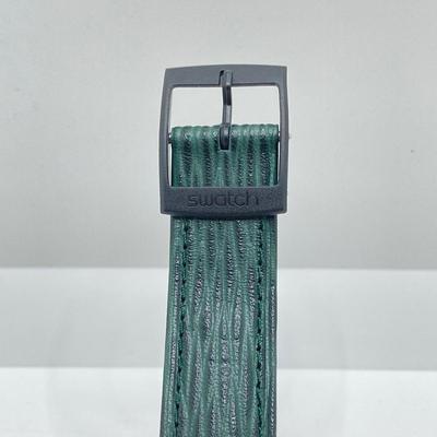 LOT 168: Vintage Swatch Swiss Rollerball Twenty Two Jewels Chronograph Watch in Original Case