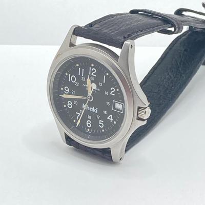 LOT 169: Vintage Hamilton 9931 Khaki Quartz Calendar Watch