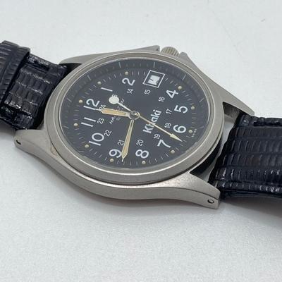 LOT 169: Vintage Hamilton 9931 Khaki Quartz Calendar Watch