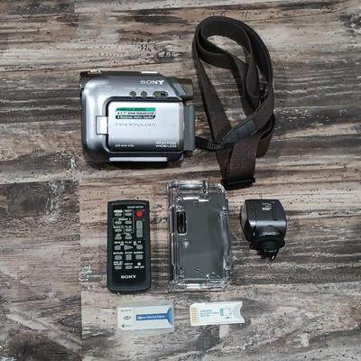 LOT 190: Sony HandyCam DCR-HC42, Kodak EasyShare Z712 IS, Table Top Tripod & More