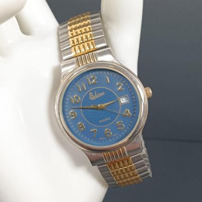 LOT 195: Belisimo Men's Blue-Face Quartz Date Watch V377 29000FD