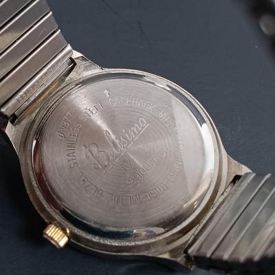 LOT 195: Belisimo Men's Blue-Face Quartz Date Watch V377 29000FD