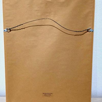 Sale Photo Thumbnail #303: This is another original vintage floral piece by Colorado artist, Ruth Moss in soothing hues of brown, gold, yellow, and green. Unsigned. Framed and matted. Frame measures 20"W x 15"H.