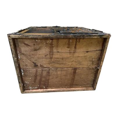 Antique Japanese Wood and Metal Tansu Chest