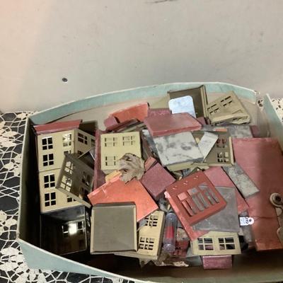 Sale Photo Thumbnail #251: You get vintage metal building pieces.  Not sure what it all builds.