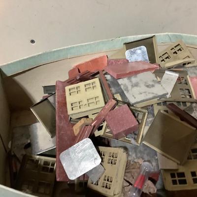 Sale Photo Thumbnail #253: You get vintage metal building pieces.  Not sure what it all builds.