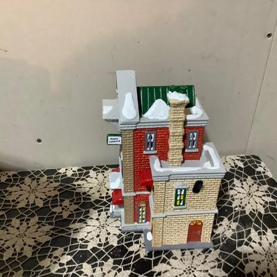 Sale Photo Thumbnail #362: Dept 56 Snow Village Finklea’s Firery Costume Shop with box no light