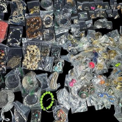 Sale Photo Thumbnail #777: Includes earrings, bracelets, necklaces, and more. [AG]