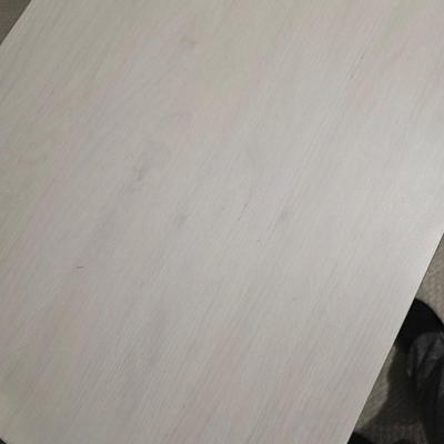 Sale Photo Thumbnail #324: This is a pair of two modern lightwood colored veneer nightstands. Each has some flaws as shown in the photos. Please zoom in on each picture for details. They measure 35"L X 17"D x 26"H. You are bidding on both, meaning you must pay for and take both nig