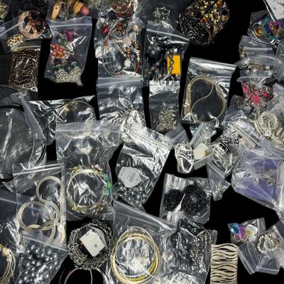 Sale Photo Thumbnail #782: Includes earrings, bracelets, necklaces, and more. [AG]