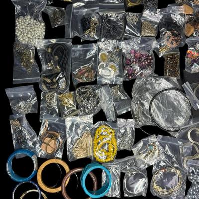 Sale Photo Thumbnail #783: Includes earrings, bracelets, necklaces, and more. [AG]