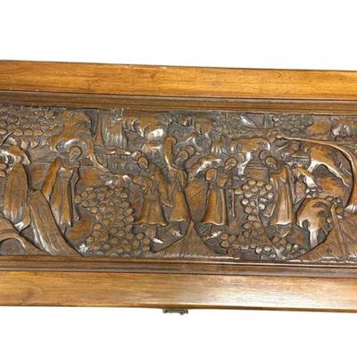 Vintage Chinese Camphor Wood Storage Trunk