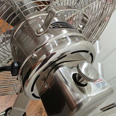 Sale Photo Thumbnail #360: Allaire Telescoping Floor Fan by Restoration Hardware. Very clean, barely used. Please see advertisement photo for specifications. Retails for $300+