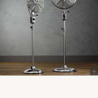 Sale Photo Thumbnail #362: Allaire Telescoping Floor Fan by Restoration Hardware. Very clean, barely used. Please see advertisement photo for specifications. Retails for $300+