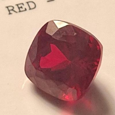 IGI CERTIFIED LAB GROWN RUBY 14.31 cts