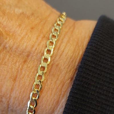10kt Gold 4.44mm Cuban Curb Link Bracelet