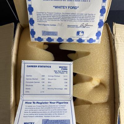 Whitey Ford Autographed Figurine #948/2,174