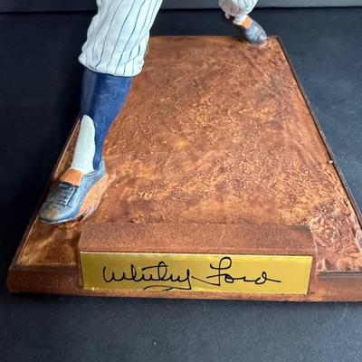 Whitey Ford Autographed Figurine #948/2,174