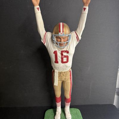 Joe Montana Autographed Large Statue - #88/300