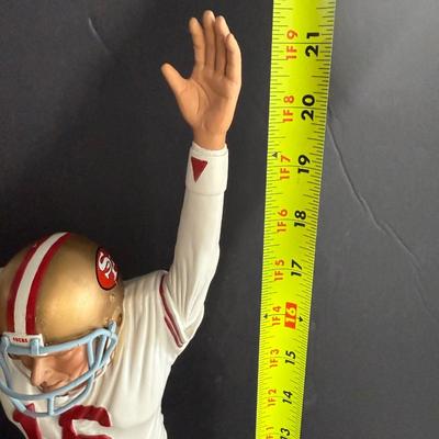 Joe Montana Autographed Large Statue - #88/300