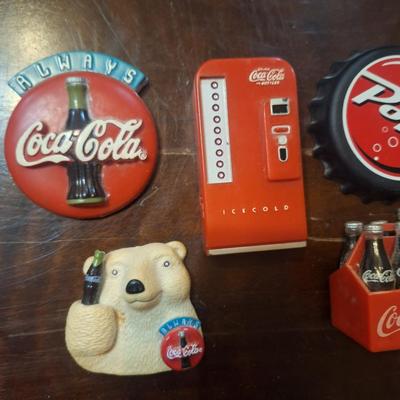 Sale Photo Thumbnail #1316: Coca cola refrigerator magnets