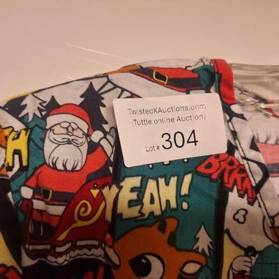 Sale Photo Thumbnail #1294: Rudolph rhe the red nosed reindeer scrub top size xl