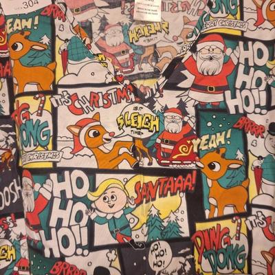 Sale Photo Thumbnail #1291: Rudolph rhe the red nosed reindeer scrub top size xl