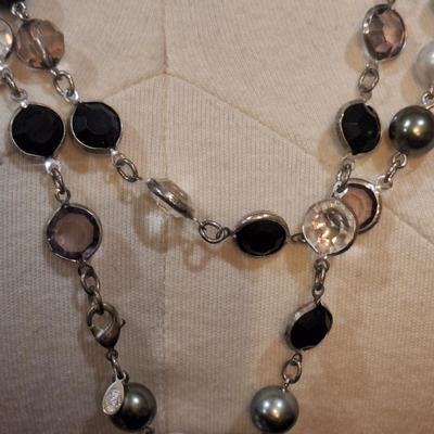 Sale Photo Thumbnail #1422: the beaded one is really long it is doubled over in the photos. 