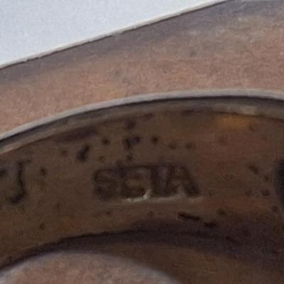 Sale Photo Thumbnail #1441: costume silver ring size 6