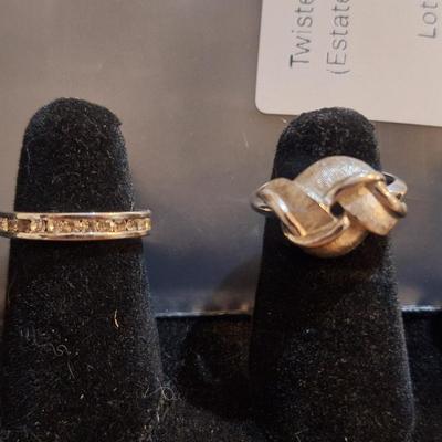Sale Photo Thumbnail #1480: 2 costume rings- size 3 and 5
