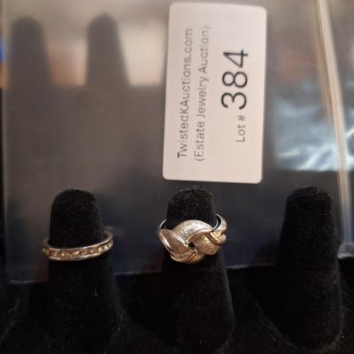 Sale Photo Thumbnail #1481: 2 costume rings- size 3 and 5
