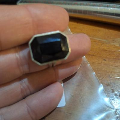 Sale Photo Thumbnail #1487: it looks like it might be sterling but there are no markings,  