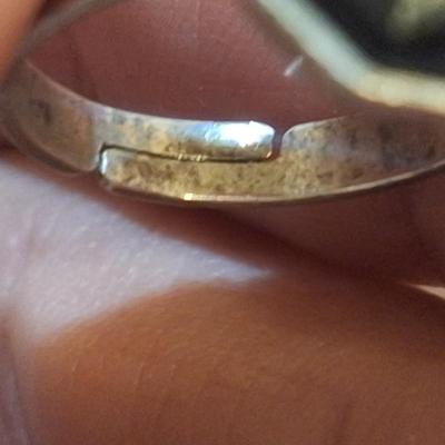 Sale Photo Thumbnail #1488: it looks like it might be sterling but there are no markings,  