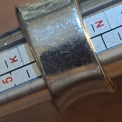 Sale Photo Thumbnail #1499: size 6 Sigal s. steel ring