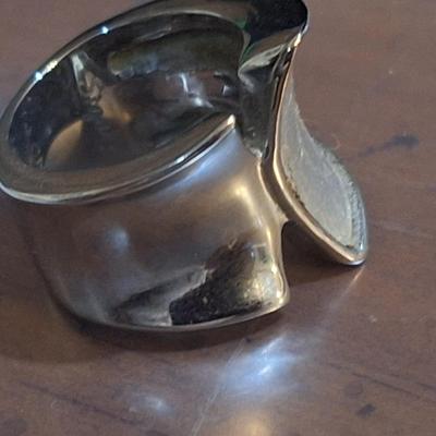 Sale Photo Thumbnail #1495: size 6 Sigal s. steel ring