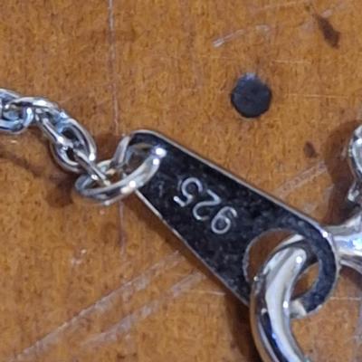 Sale Photo Thumbnail #1522: the chain and butterfly are marked 925 the other one is not marked.