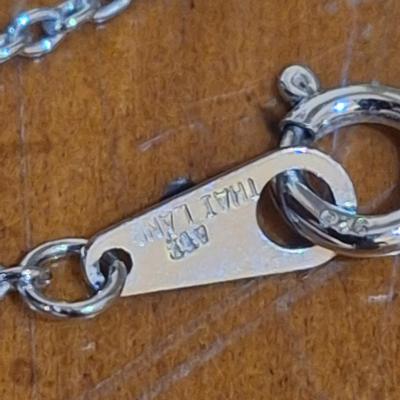 Sale Photo Thumbnail #1524: the chain and butterfly are marked 925 the other one is not marked.