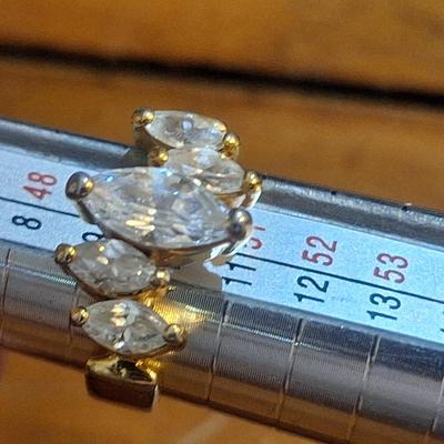 Sale Photo Thumbnail #1542: costume gold tone ring size 5