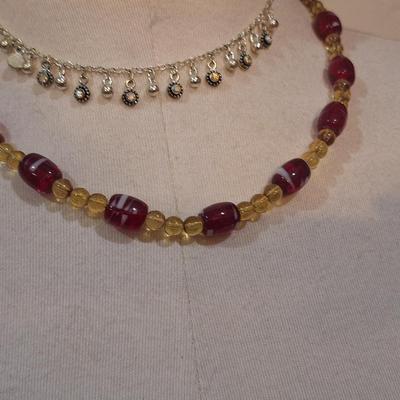 Sale Photo Thumbnail #1555: 2 necklaces