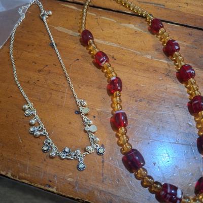 Sale Photo Thumbnail #1556: 2 necklaces