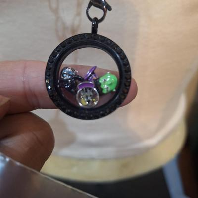 Sale Photo Thumbnail #1599: Halloween charm necklace