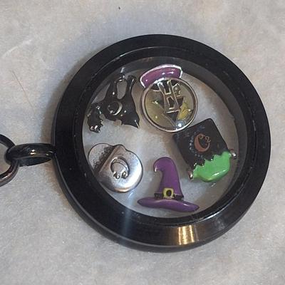 Sale Photo Thumbnail #1600: Halloween charm necklace