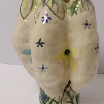 Glazed Pottery Vase Signed by Artist- Approx 9 1/2" Tall