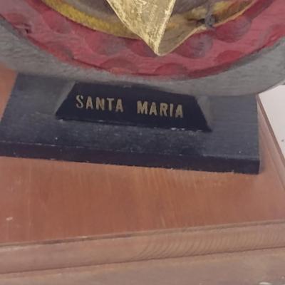 Pair of Ship Design Bookends- Nina and Santa Maria