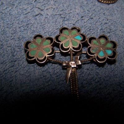 LOT 20 GREAT VINTAGE NATIVE AMERICAN JEWELRY SOME MARKED